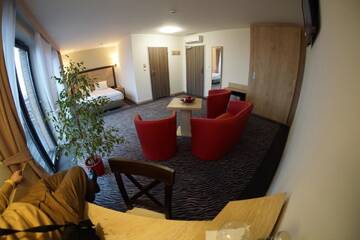 Фото номера Двухместный номер Делюкс с 1 кроватью и видом на реку Отель Hotel nad Wisłą г. Тчев 3