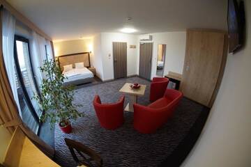 Фото номера Двухместный номер Делюкс с 1 кроватью и видом на реку Отель Hotel nad Wisłą г. Тчев 2